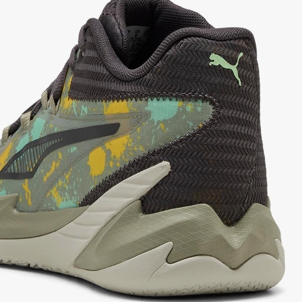 Size 9.5 Puma Dagger Points In The Paint Mens Shoes 31216801 Lux Armi Fresh Mint - Picture 3 of 7